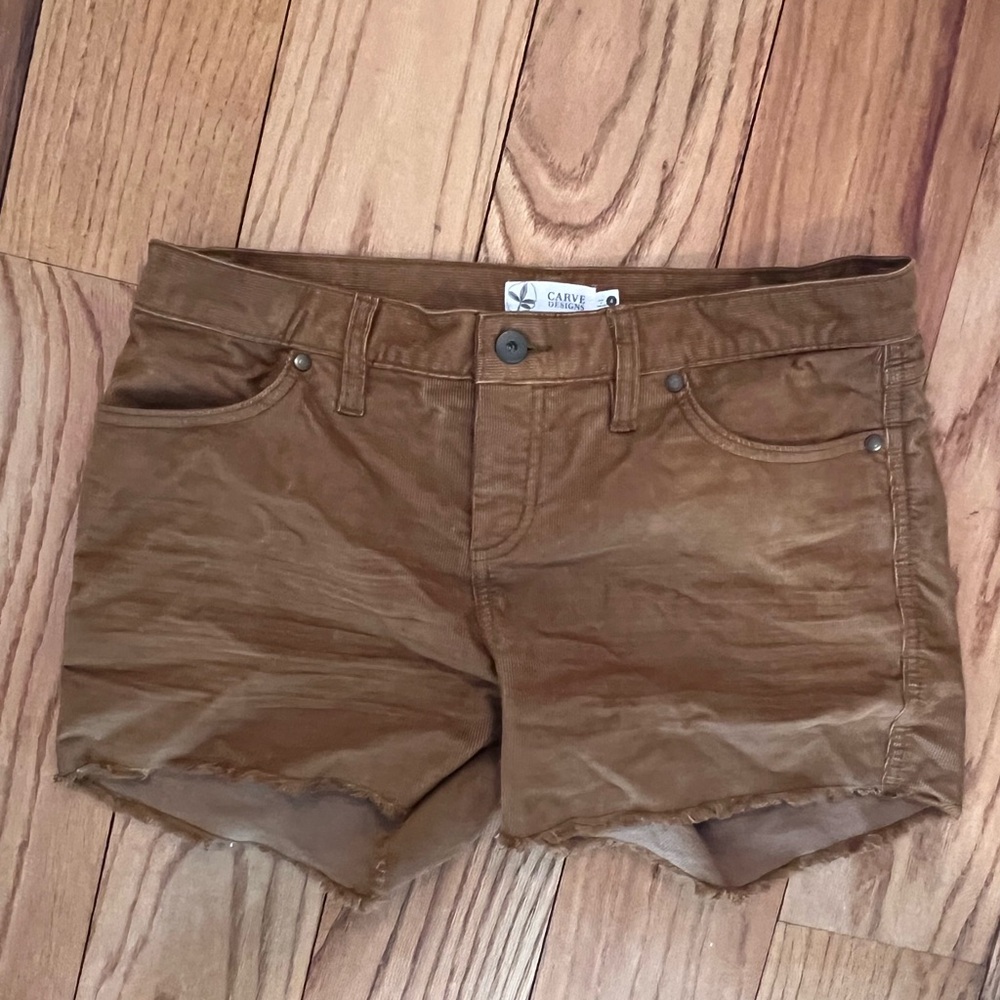Carve Designs Women's Brown Shorts Corduroy size 4